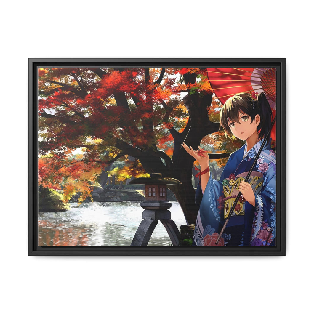 Anime Kantai Collection Canvas Framed Art Print