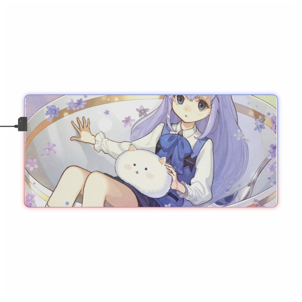 Is The Order A Rabbit? RGB LED Mouse Pad (Desk Mat)