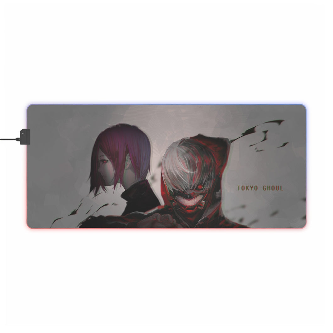 Tokyo Ghoul Ken Kaneki, Touka Kirishima RGB LED Mouse Pad (Desk Mat)