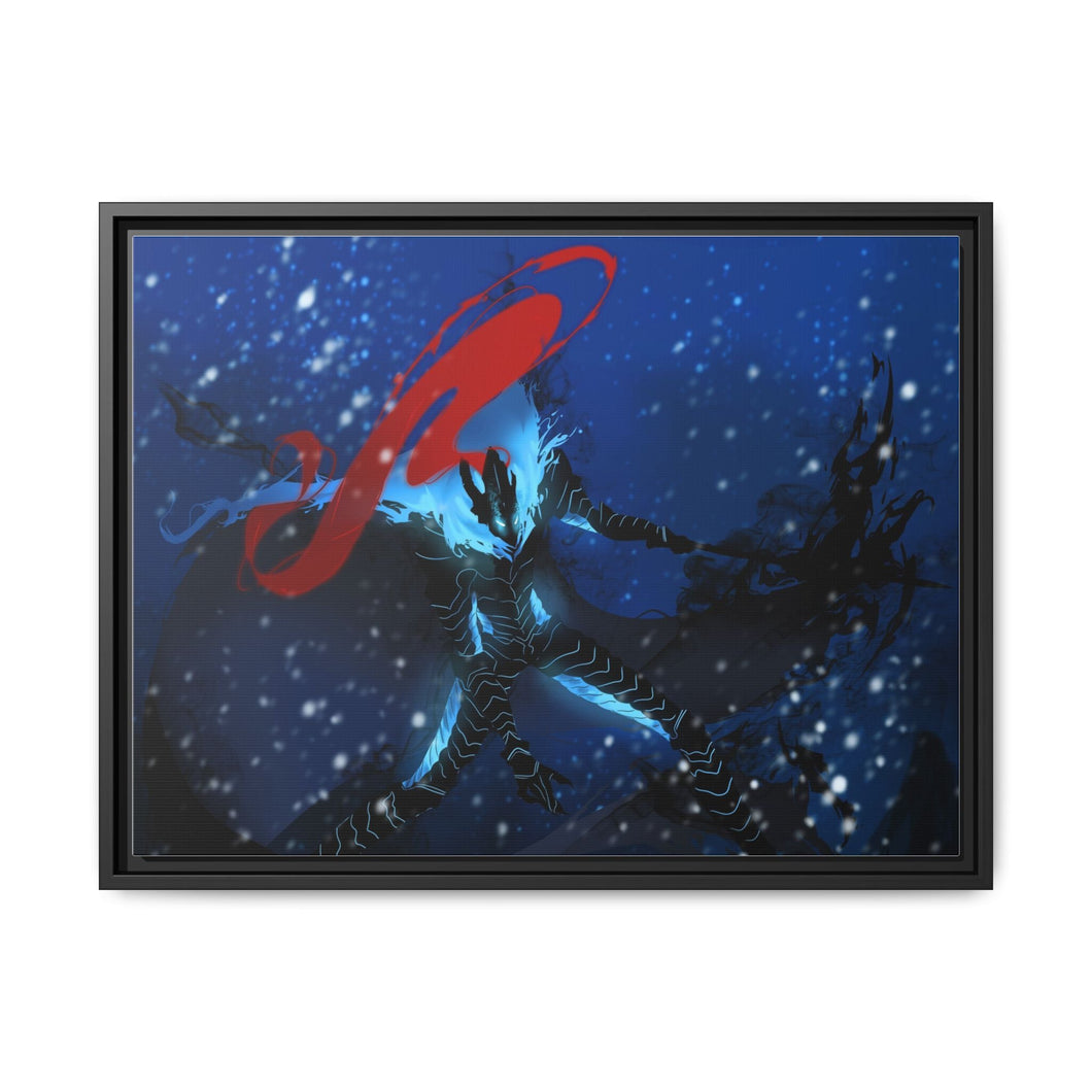Anime Solo Leveling Canvas Framed Art Print