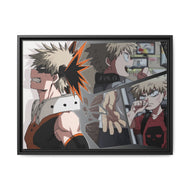 My Hero Academia Katsuki Bakugou Canvas Framed Art Print