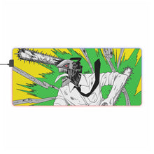 Load image into Gallery viewer, Anime Chainsaw Man RGB LED Mouse Pad (Desk Mat)
