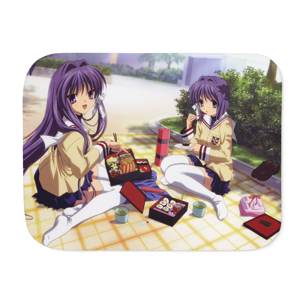 Clannad - Kyou & Ryou Sherpa Blanket