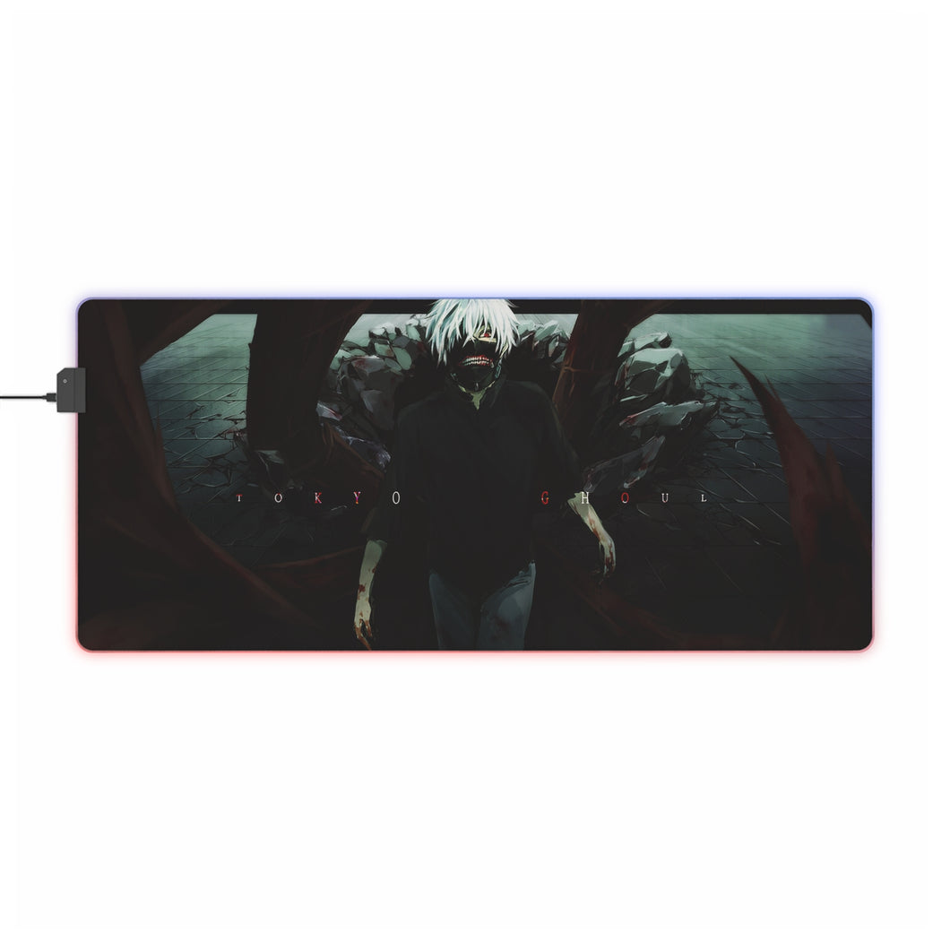 Tokyo Ghoul Ken Kaneki RGB LED Mouse Pad (Desk Mat)