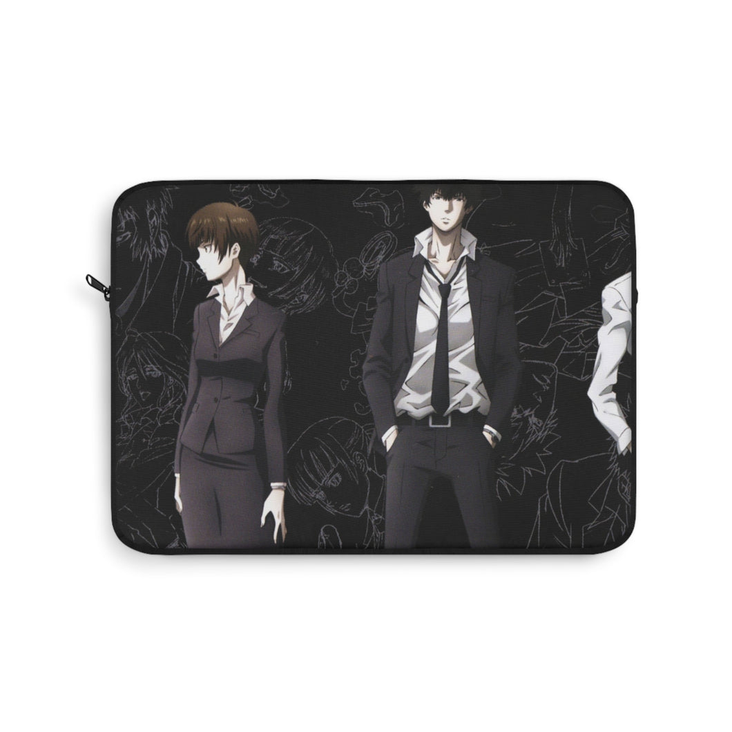 Psycho-Pass Inspecters And the villain Laptop Sleeve