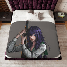 Load image into Gallery viewer, Highschool Of The Dead Sherpa Blanket
