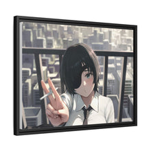 Load image into Gallery viewer, Chainsaw Man Canvas Framed Art Print
