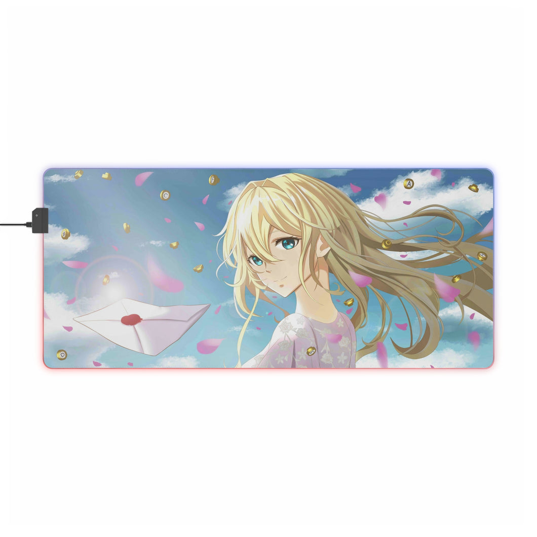 Violet Evergarden RGB LED Mouse Pad (Desk Mat)