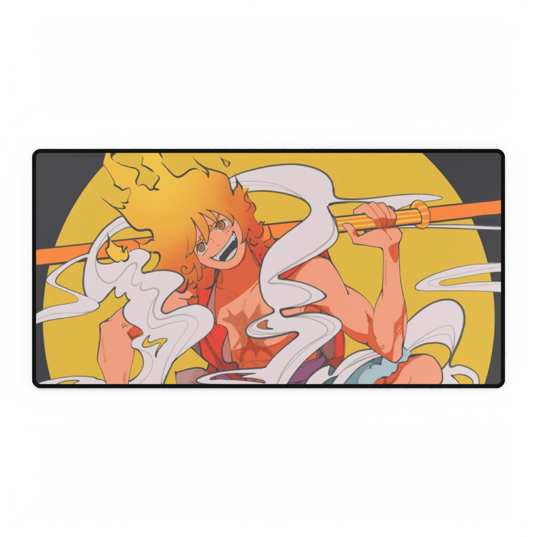 Luffy - Joy Boy, Sun God Nika Mouse Pad (Desk Mat)