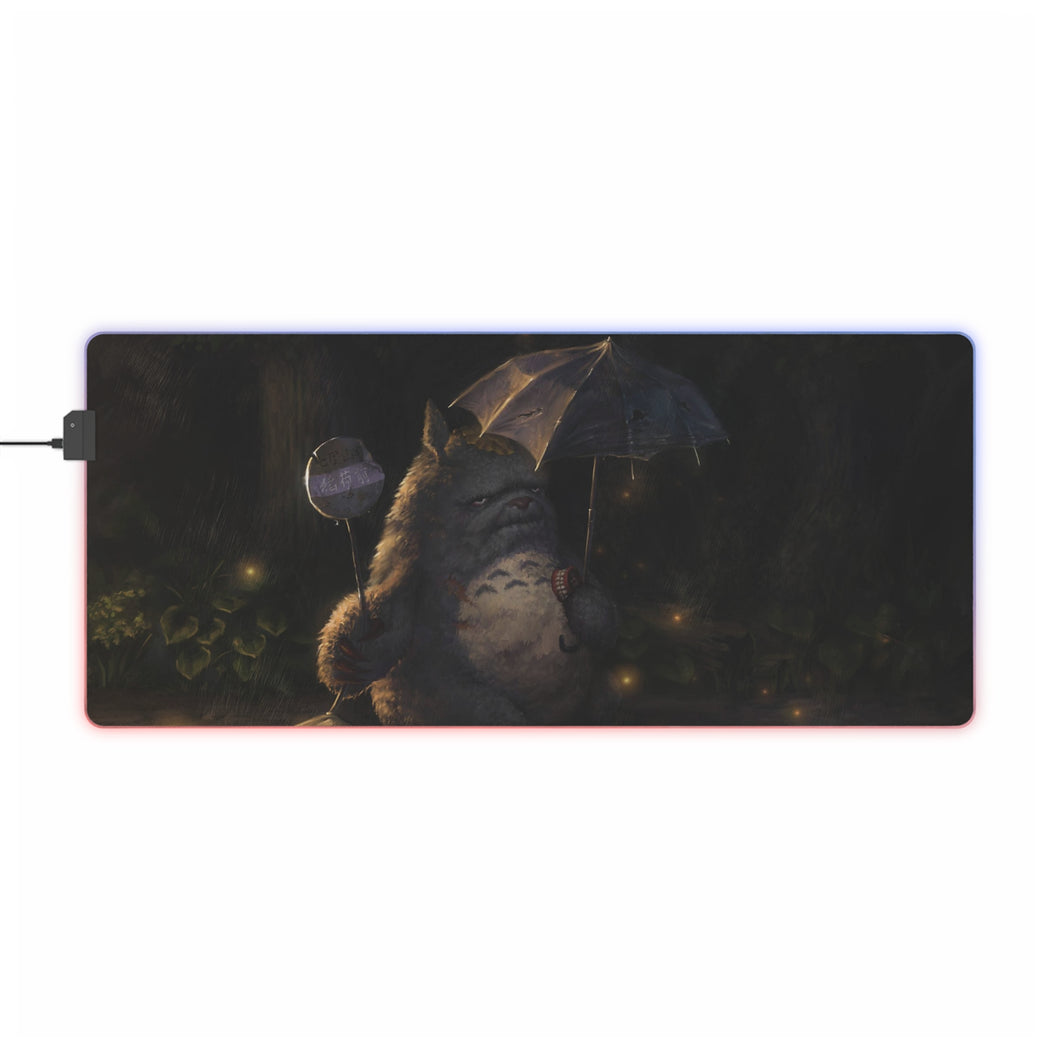 When Totoro gets old RGB LED Mouse Pad (Desk Mat)