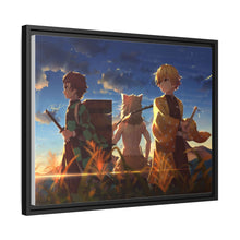 Load image into Gallery viewer, Anime Demon Slayer: Kimetsu no Yaiba Canvas Framed Art Print
