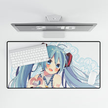 Load image into Gallery viewer, Hatsune Miku Mouse Pad (Desk Mat)
