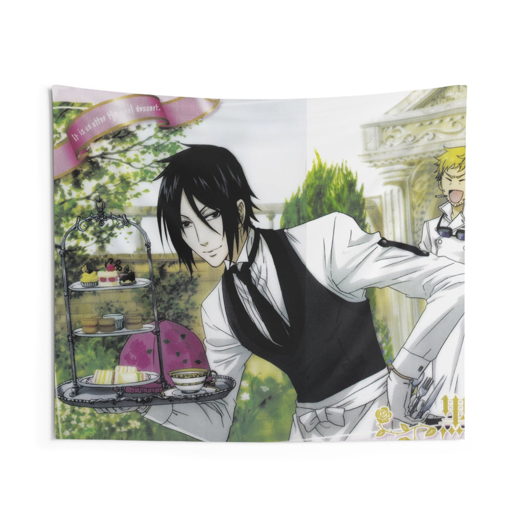 Black Butler Indoor Wall Tapestry