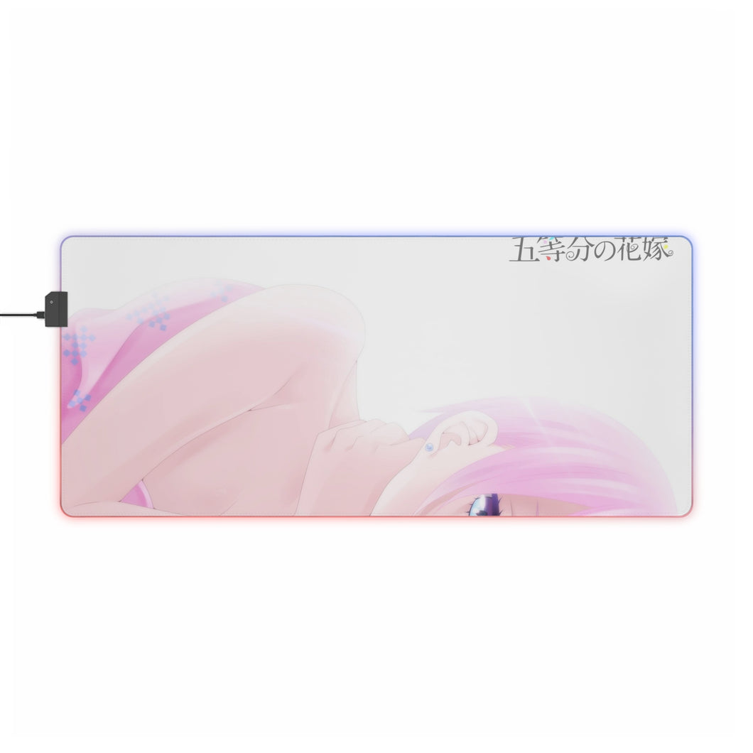 The Quintessential Quintuplets Ichika Nakano RGB LED Mouse Pad (Desk Mat)