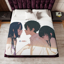 Load image into Gallery viewer, Eru Chitanda And Hōtarō Oreki Sherpa Blanket
