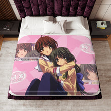Load image into Gallery viewer, Clannad Nagisa Furukawa, Fuuko Ibuki Sherpa Blanket
