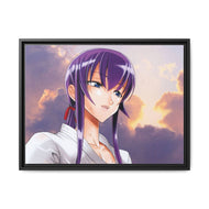 Highschool Of The Dead Canvas Framed Art Print