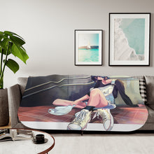 Load image into Gallery viewer, Anime Chainsaw Man Sherpa Blanket
