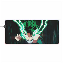 Load image into Gallery viewer, My Hero Academia Izuku Midoriya RGB LED Mouse Pad (Desk Mat)
