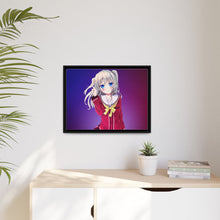 Load image into Gallery viewer, Nao Tomori smile Canvas Framed Art Print
