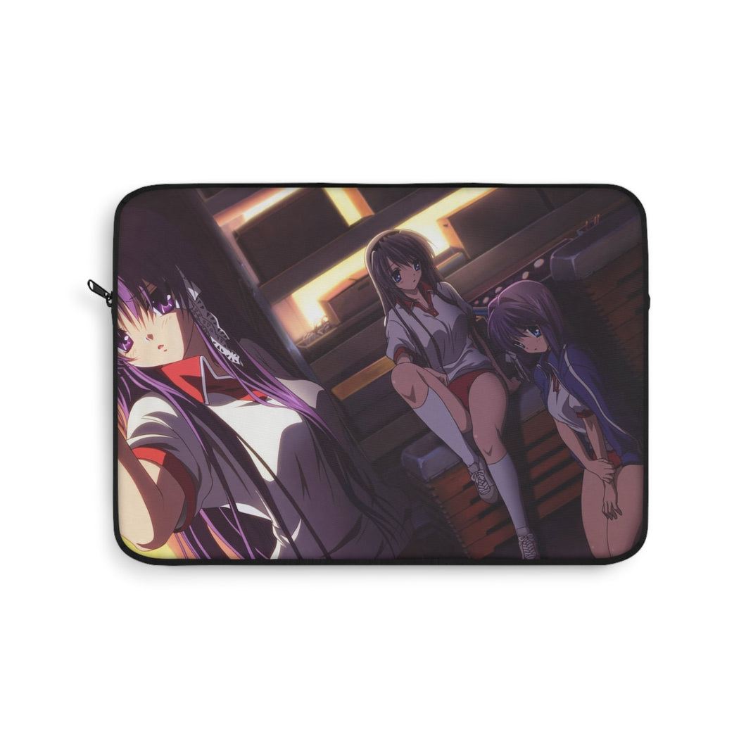 Clannad Tomoyo Sakagami, Kyou Fujibayashi, Ryou Fujibayashi Laptop Sleeve