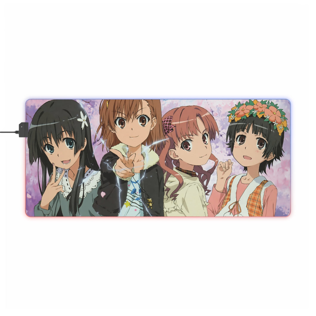 A Certain Scientific Railgun RGB LED Mouse Pad (Desk Mat)