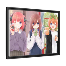 Load image into Gallery viewer, The Quintessential Quintuplets Miku Nakano, Itsuki Nakano, Nino Nakano, Yotsuba Nakano, Ichika Nakano Canvas Framed Art Print
