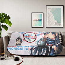 Load image into Gallery viewer, Anime My Teen Romantic Comedy SNAFU Sherpa Blanket

