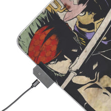 Load image into Gallery viewer, One Piece Monkey D. Luffy, Roronoa Zoro, Sanji, Tony Tony Chopper, Usopp RGB LED Mouse Pad (Desk Mat)
