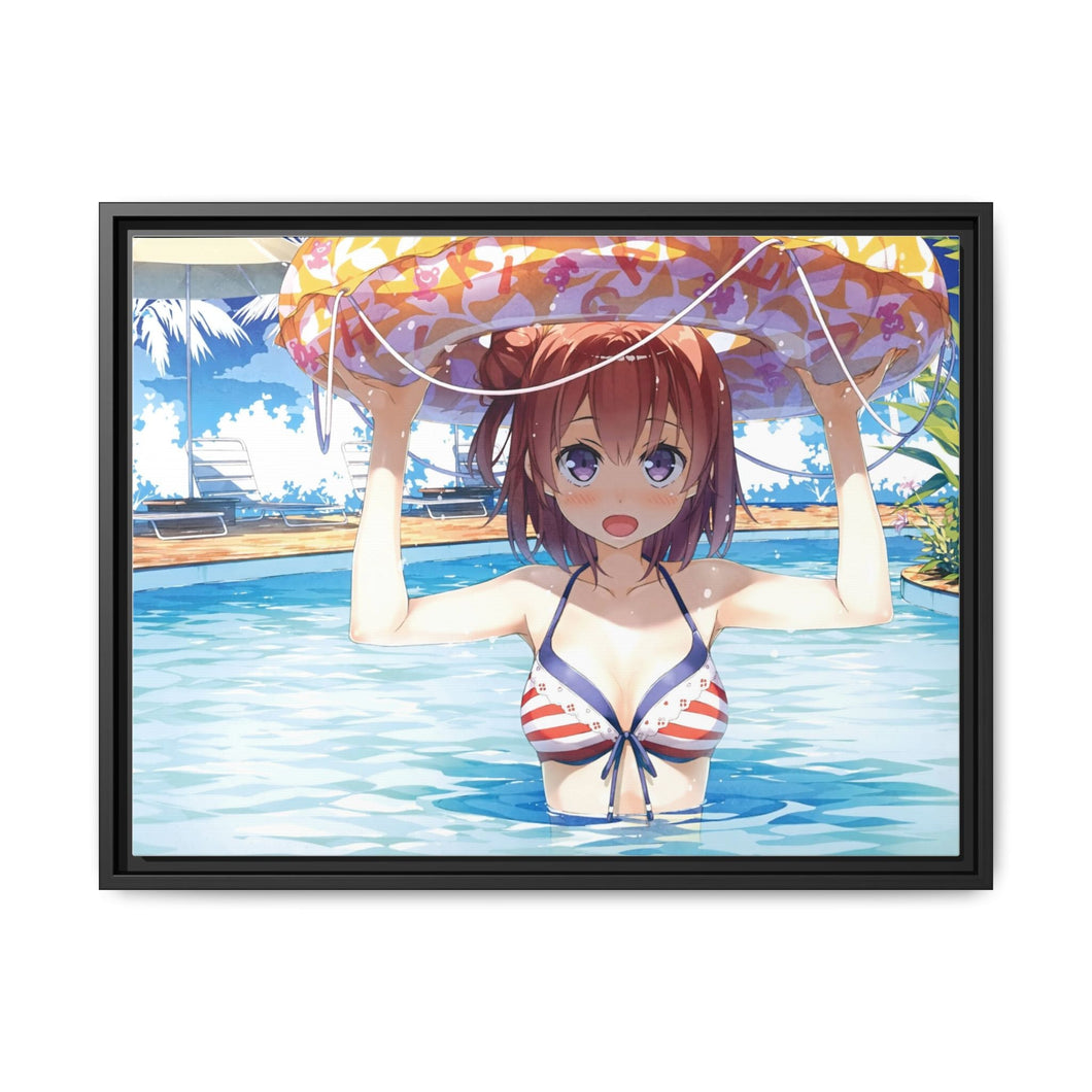 My Teen Romantic Comedy SNAFU Yui Yuigahama Canvas Framed Art Print