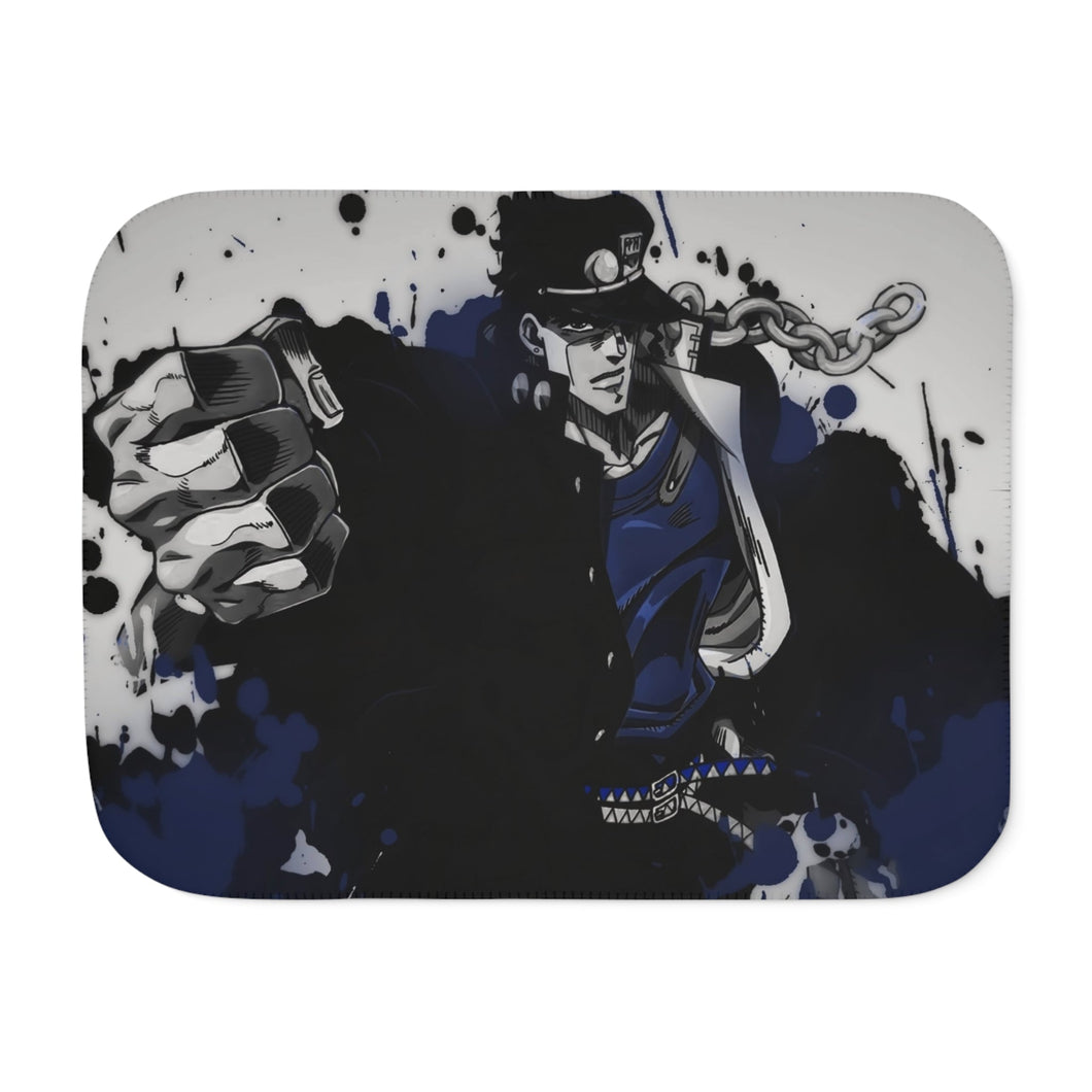 Anime Jojo's Bizarre Adventure Sherpa Blanket
