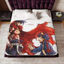 Load image into Gallery viewer, Anime Tengen Toppa Gurren Lagann Sherpa Blanket
