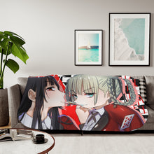 Load image into Gallery viewer, Anime Kakegurui Sherpa Blanket
