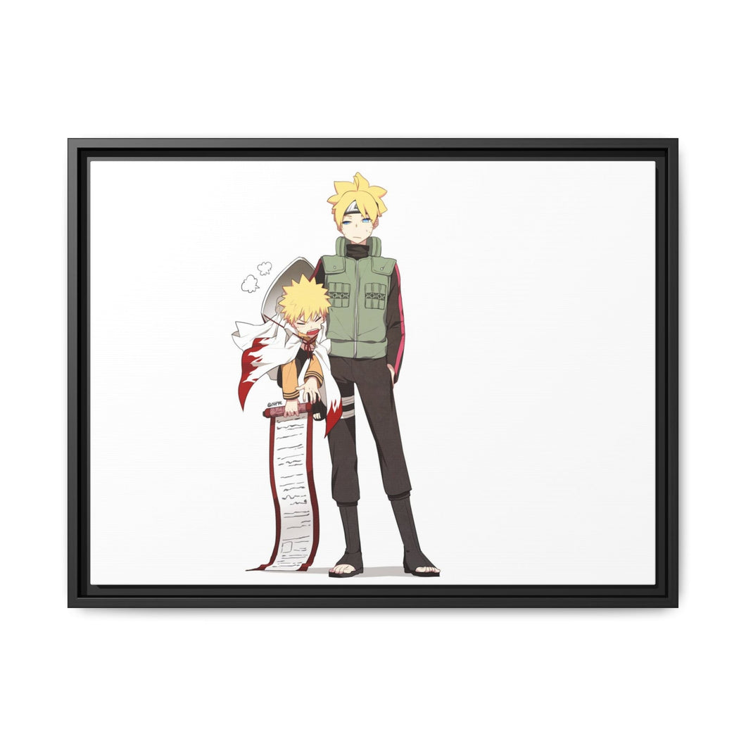 Boruto Canvas Framed Art Print