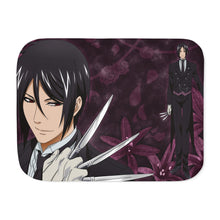 Load image into Gallery viewer, Black Butler Sherpa Blanket
