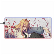 Load image into Gallery viewer, Anime Chainsaw Man RGB LED Mouse Pad (Desk Mat)
