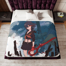 Load image into Gallery viewer, Anime Kill La Killr Sherpa Blanket
