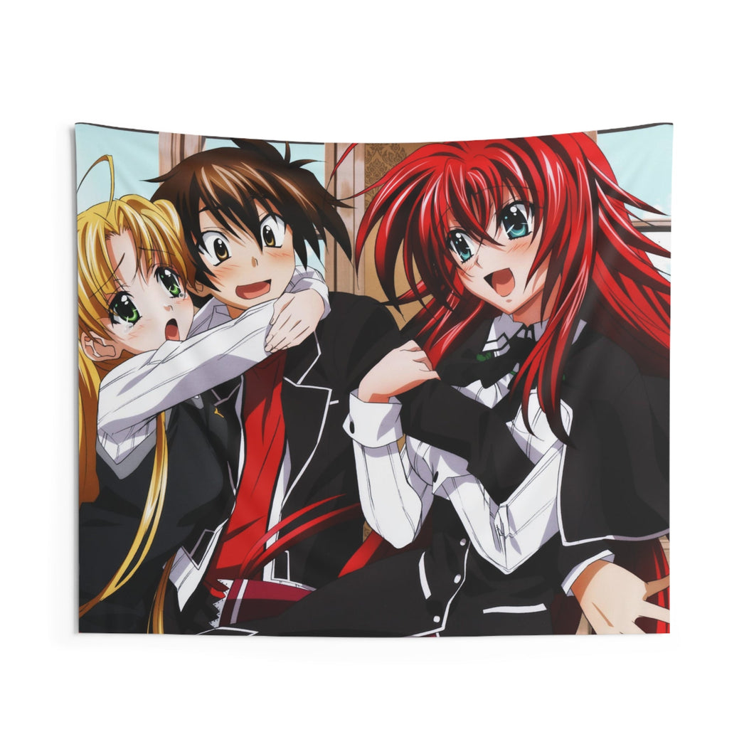 High School DxD Rias Gremory, Issei Hyoudou, Asia Argento Indoor Wall Tapestry