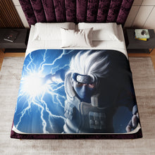 Load image into Gallery viewer, Anime Naruto Sherpa Blanket
