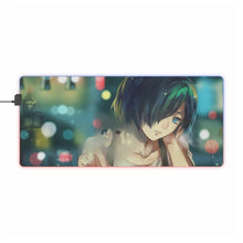 Load image into Gallery viewer, Touka (Tokyo Ghoul) RGB LED Mouse Pad (Desk Mat)
