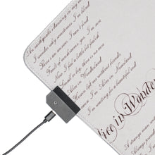 Load image into Gallery viewer, Anime Alice In Wonderland RGB LED Mouse Pad (Desk Mat)
