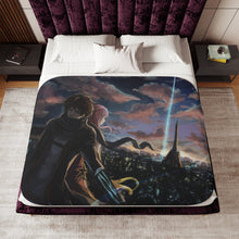 Load image into Gallery viewer, Anime Guilty Crown Sherpa Blanket
