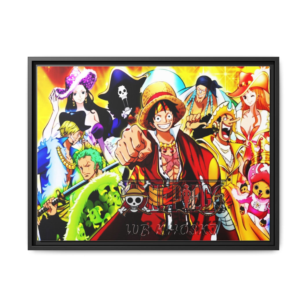 Mugiwara Crew by WB KHOSKI Canvas Framed Art Print
