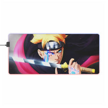 Load image into Gallery viewer, Boruto Uzumaki RGB LED Mouse Pad (Desk Mat)
