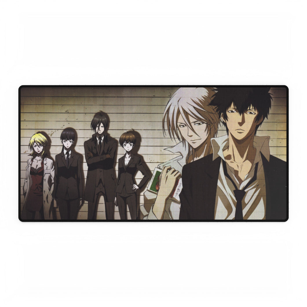 Psycho-Pass Inspecters With the villain Mouse Pad (Desk Mat)