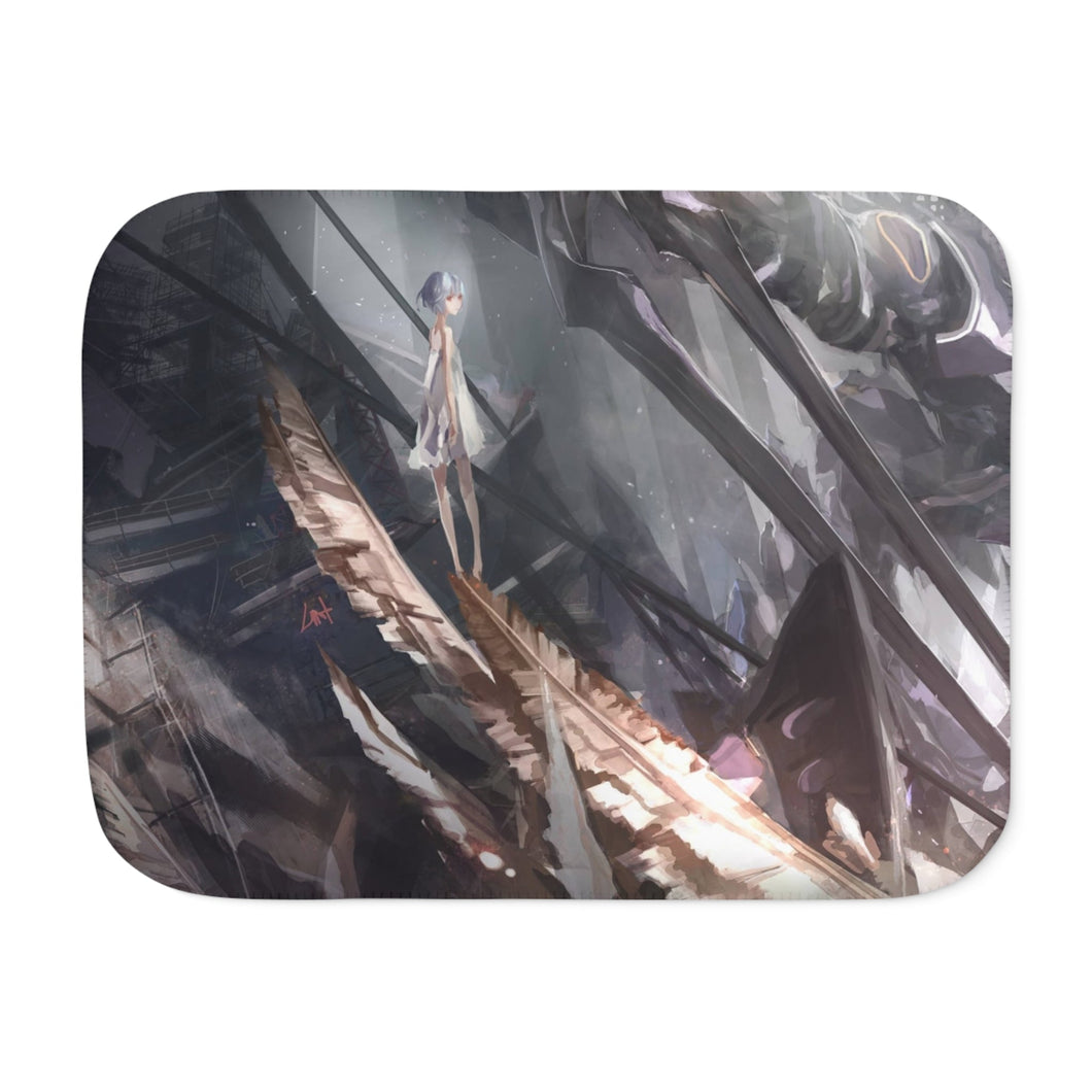 Anime Neon Genesis Evangelion Sherpa Blanket