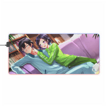 Load image into Gallery viewer, My Teen Romantic Comedy SNAFU Hachiman Hikigaya, Komachi Hikigaya RGB LED Mouse Pad (Desk Mat)
