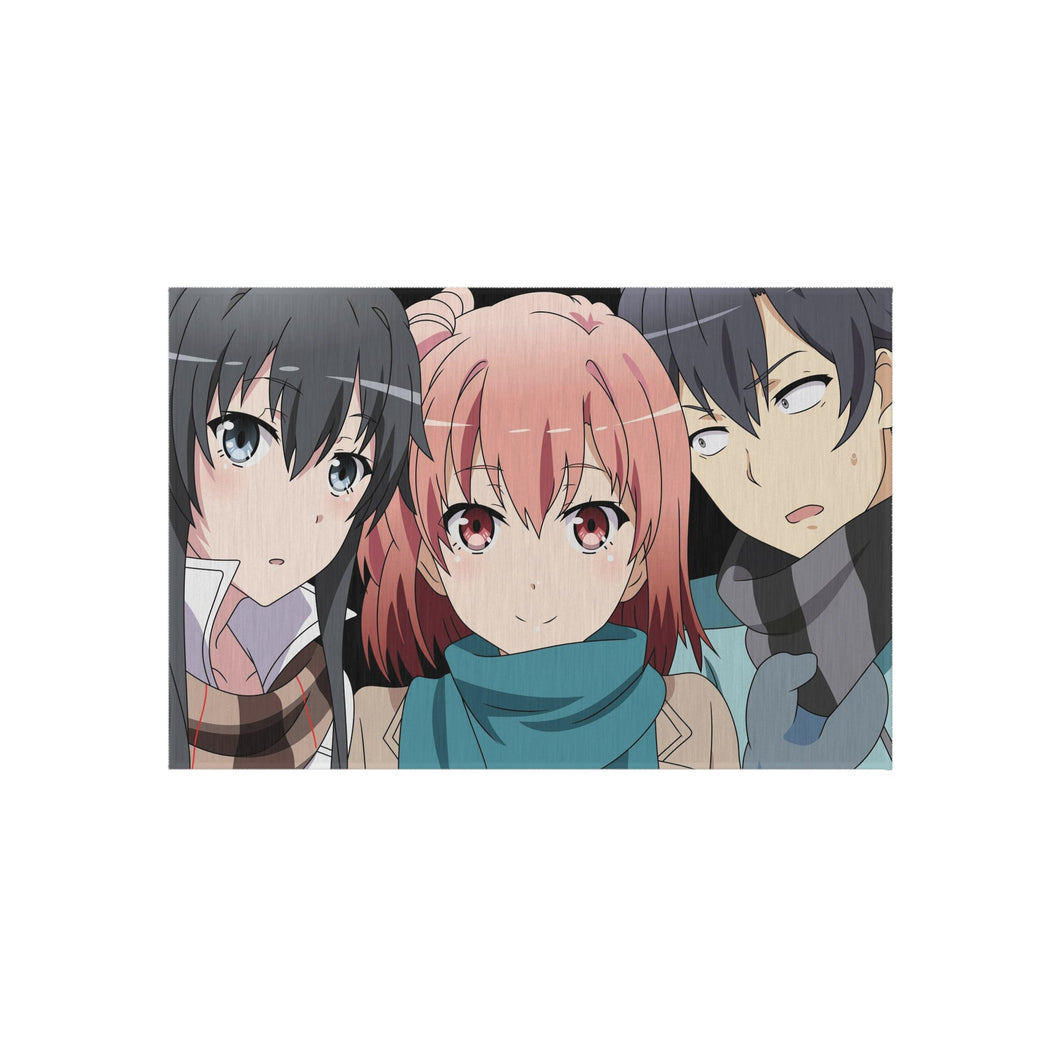 My Teen Romantic Comedy SNAFU Hachiman Hikigaya, Yukino Yukinoshita, Yui Yuigahama Rug