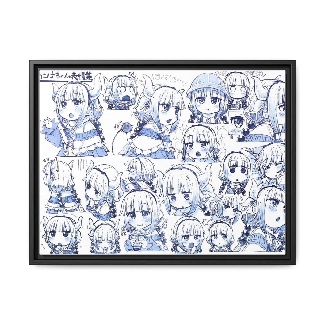 Kanna Kamui Canvas Framed Art Print