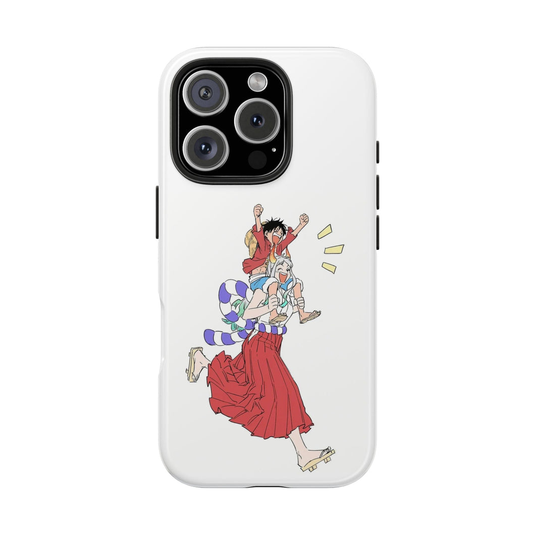 One Piece Yamato Kaido Carrying Monkey D. Luffy iPhone Cases